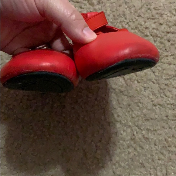 Red ballet flats size 6 - Picture 6 of 6
